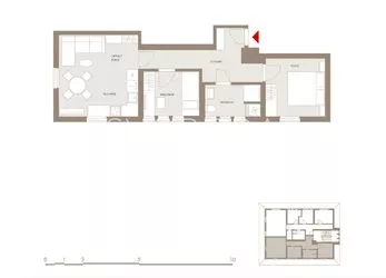 Prodej, Apartmán 3+kk s lyžárnou a parkovacím stáním, 64,43 m², Harrachov - Weissova vila