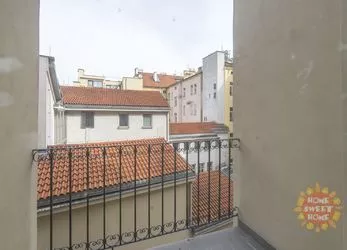 Praha, nezařízený byt po rekonstrukci k pronájmu 3kk(78 m2), balkon, ulice Opatovická, Nové Město