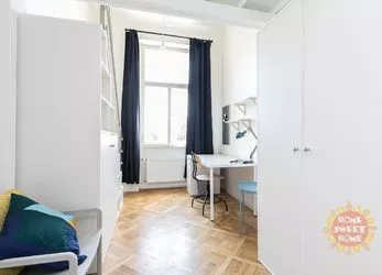 Rezidenční bydlení, pronájem krásného pokoje 11m2, ulice nám.Kinských, Praha 5, volný od 1.8.2023