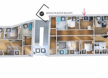 Prodej nového  bytu 3+kk, 74 m2  v  Trhové Kamenici