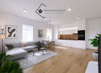 Prodej nového bytu 2+kk, 50 m2 v  Trhové Kamenici