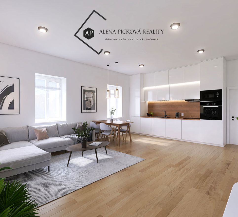 Prodej nového bytu 1+1, 42 m2  v  Trhové Kamenici