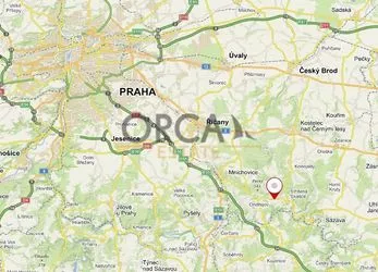 Prodej perspektivních pozemků v k.ú. Hradové Střimelice o výměře 6185 m2, okr. Praha-východ