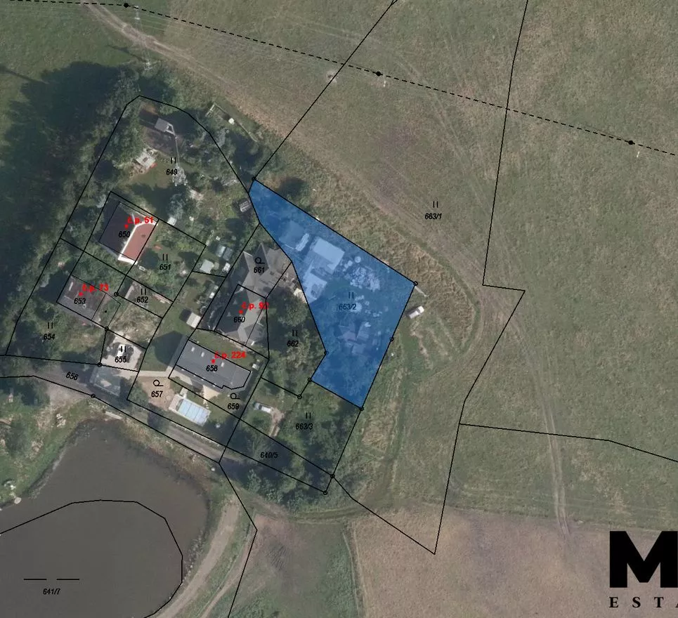 Prodej pozemku o velikosti 1 149 m2 v obci Pila, Karlovarský kraj.