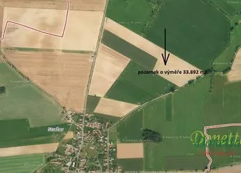 Prodej orné půdy, výměra 33.892 m2, obec Stračov