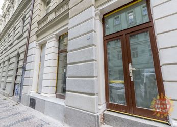 Praha, komerční prostory k pronájmu (88 m2) po rekonstrukci, terasa, Opatovická ulice - Praha 1