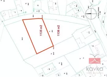 Prodej stavebního pozemku, 1135 m², Humpolec - Rozkoš