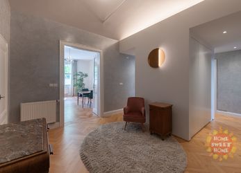 Praha, zařízený byt 3+1 k pronájmu (120 m2), 2x koupelna, Dr. Zikmunda Wintra - Bubeneč