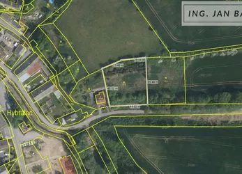 Hybrálec u Jihlavy - pozemek pro stavbu RD, 2500 m²