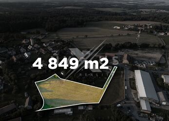 Prodej stavebního pozemku 4 849 m2, Míčov-Sušice, okres Chrudim
