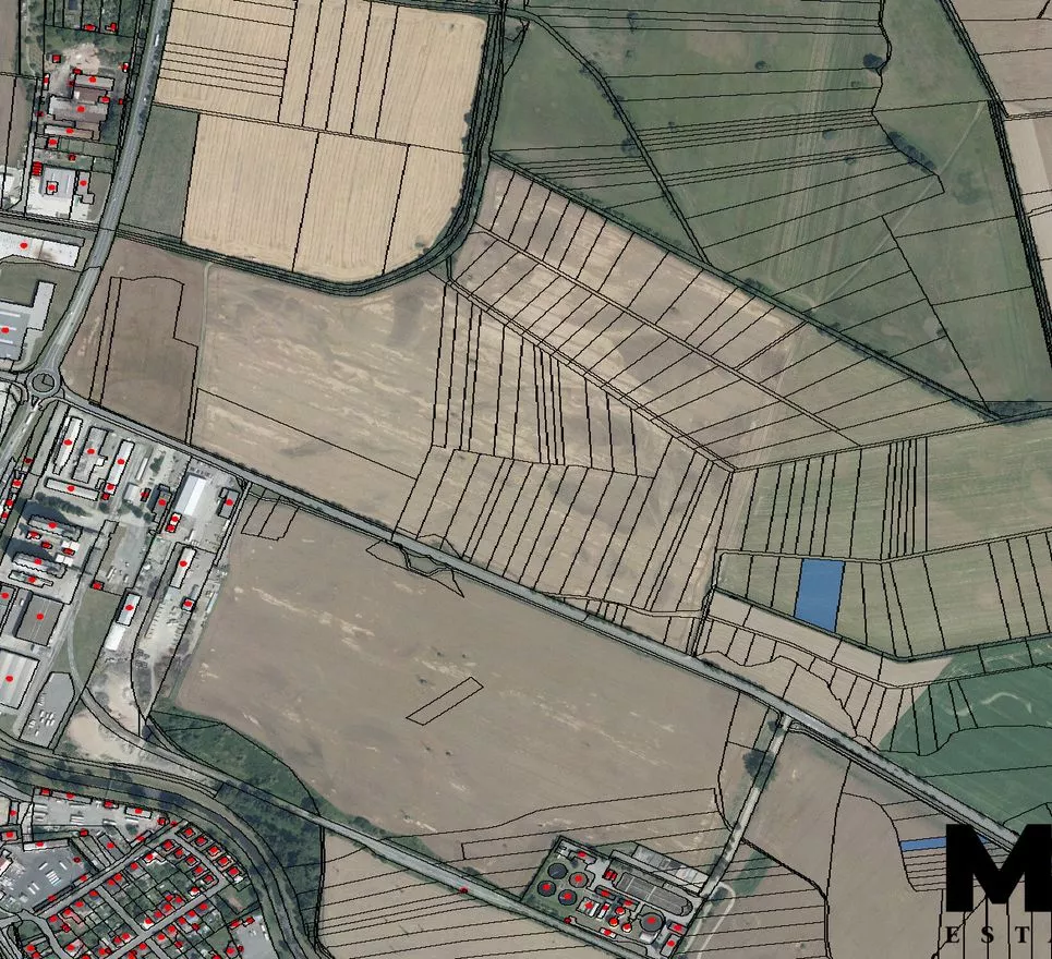 Prodej podílu 49/288 komerčních pozemků 1786 m2 v obci Zábřeh na Moravě, okres Šumperk