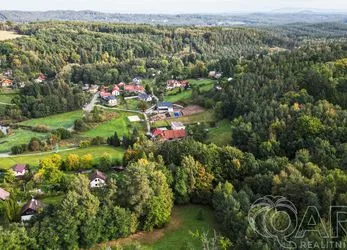 Prodej souboru pozemků 10.089 m2, Kněžmost - Drhleny, dva pozemky s možností stavby.