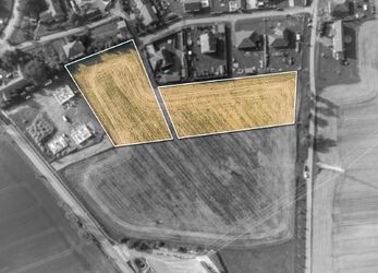 Zbizuby, prodej stavebních pozemků pro výstavbu RD, výměra 10.000 m2