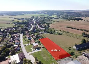 Prodej pozemku 4.564 m2, obec Křoví