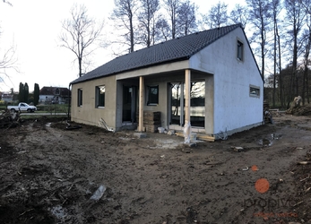 Novostavba rodinného domu 3+kk/4+kk 120 m2, krásné místo u Haberského rybníka, Habry