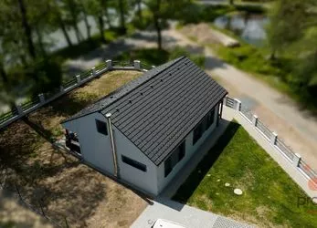 Novostavba rodinného domu 3+kk 120 m2, krásné místo u Haberského rybníka, Habry