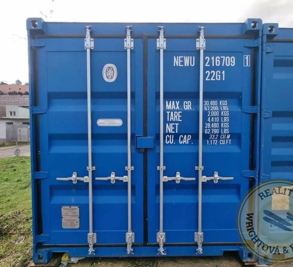 Pronájem nového kontejneru 15 m2 v areálu, Praha 9