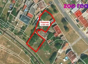 Prodej, stavební pozemek, 1151 m2, Droužkovice