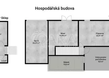 Prodej rodinného domu 340 m2, s pozemkem 2434 m2, Svárov