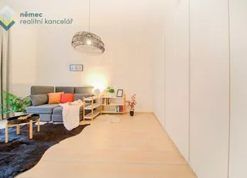 Pronájem, stylový byt 1+kk, 33 m² + balkon 2 m², Praha 1 - Nové Město, ul. Žitná