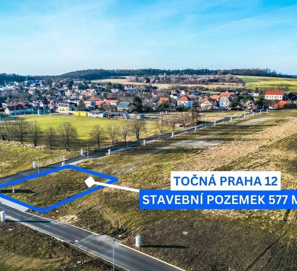 Prodej krásného stavebního pozemku, 577 m2 - Točná - Praha 4