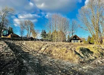 Stavební pozemek se stavebním povolením v Blatně u Chomutova