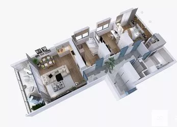 Prodej luxusního bytu 4kk, balkon, sklep