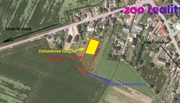 Prodej stavebního pozemku Benkov u Střelic