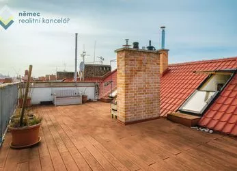 Prodej, prostorný mezonetový byt 5+kk se dvěma terasami, Hradec Králové, ul. Havlíčkova