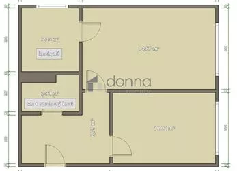 Pronájem bytu 2+kk, 40m², ul. Písečná, Praha 8 - Troja, bez nábytku, v dosahu metra C Kobylisy