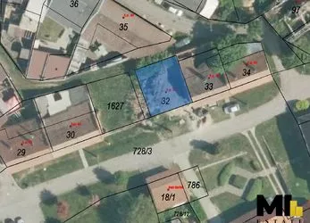 Prodej stavebního pozemku o velikosti 127 m2 v obci Dřevnovice, Prostějov.