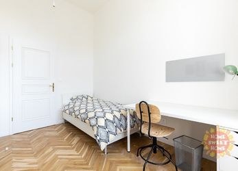 Praha, rezidenční bydlení, pronájem krásného pokoje 11m2, ulice náměstí Kinských, od 1.7.2024