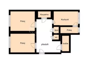 Pronájem bytu 3+1, U výpadu, Olomouc