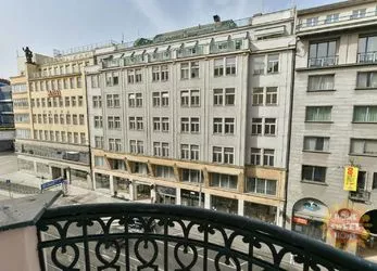 Praha, nezařízený byt 5kk (130 m2) k pronájmu, balkon, Nové Město, Revoluční ulice