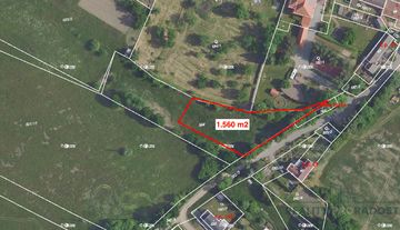 Prodej stavebního pozemku 1560 m2, Zdechovice
