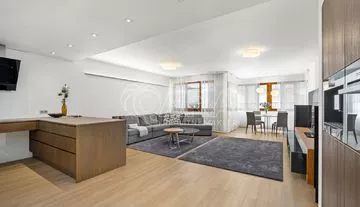 Luxusní byt 3+kk 120m2 pro rodinu v novostavbě u metra Pankrác, se 2 parkovacími místy