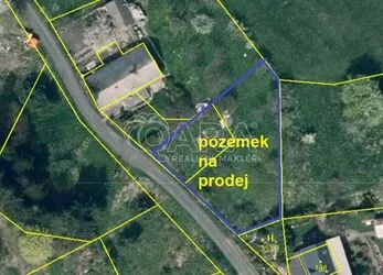Prodej pozemku určeného pro výstavbu RD, 800 m2, Dolní Podluží, plyn, vodovod
