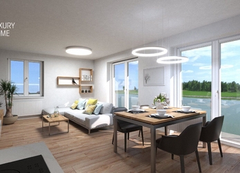 Prodej bytu 3+kk o velikosti 84,4 m2 s terasou 20,2 m2, Nová čtvrť Branišovská